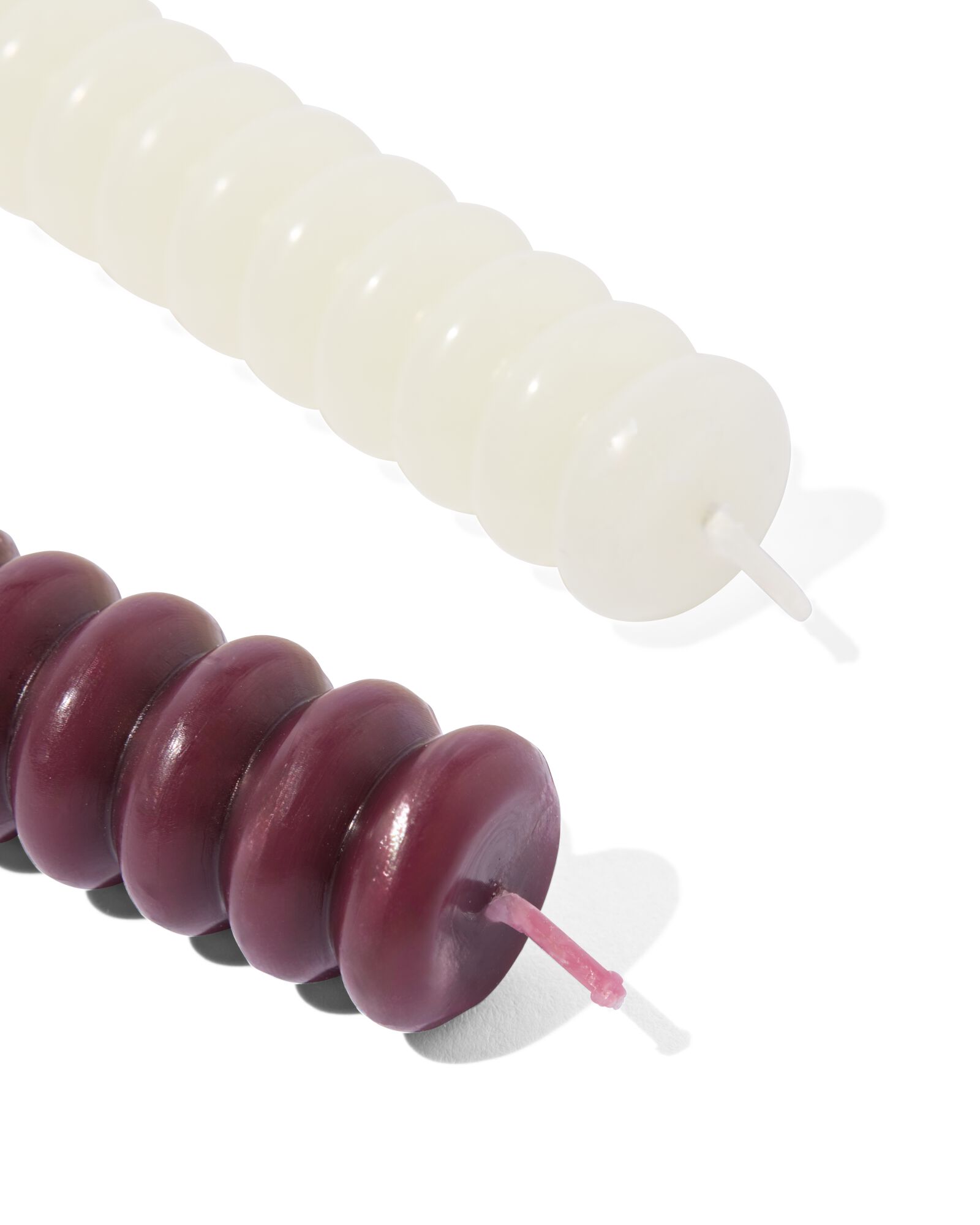 bougies nervur&eacute;es - 2 pi&egrave;ces - 13506101 - HEMA