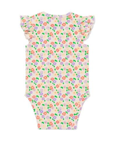 body &eacute;volutif b&eacute;b&eacute; volants fleurs blanc cass&eacute; blanc cass&eacute; - 33303160OFFWHITE - HEMA