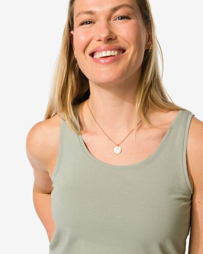 damessinglet Carry groen - 36320080GREEN - HEMA