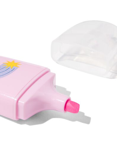 4er-Pack Mini-Textmarker, Weltraum - 14470126 - HEMA