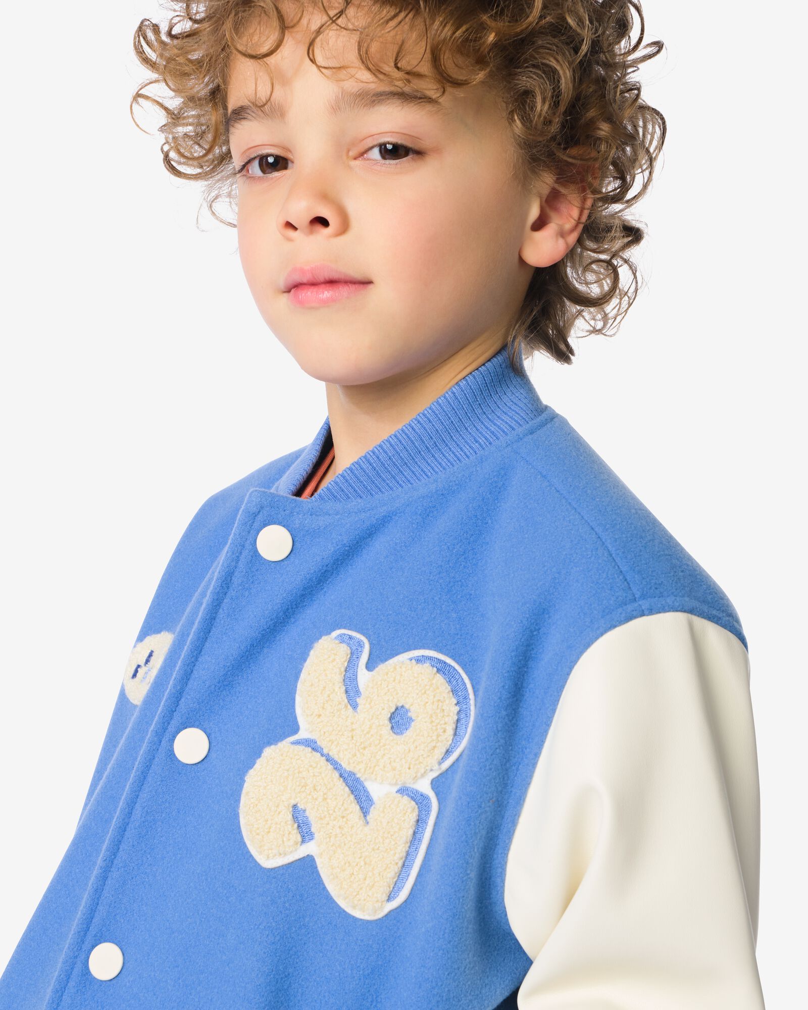 kinder bomberjack blauw blauw - 30713501BLUE - HEMA