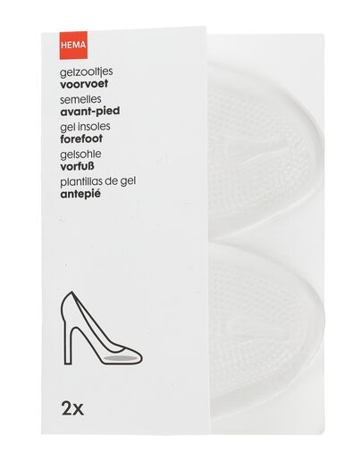 2er-Pack Gelsohlen f&uuml;r den Vorderfu&szlig; - 20550314 - HEMA