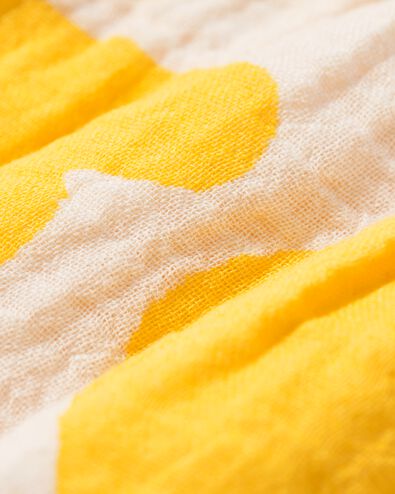 Baby-Kleid, A-Linie, Musselin, Blumen gelb gelb - 33082770YELLOW - HEMA