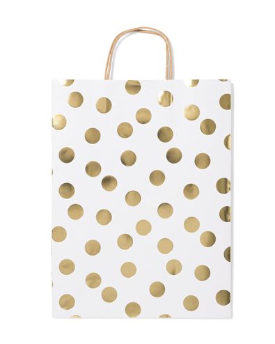 sac cadeau XL 45x28cm pois - 14700194 - HEMA