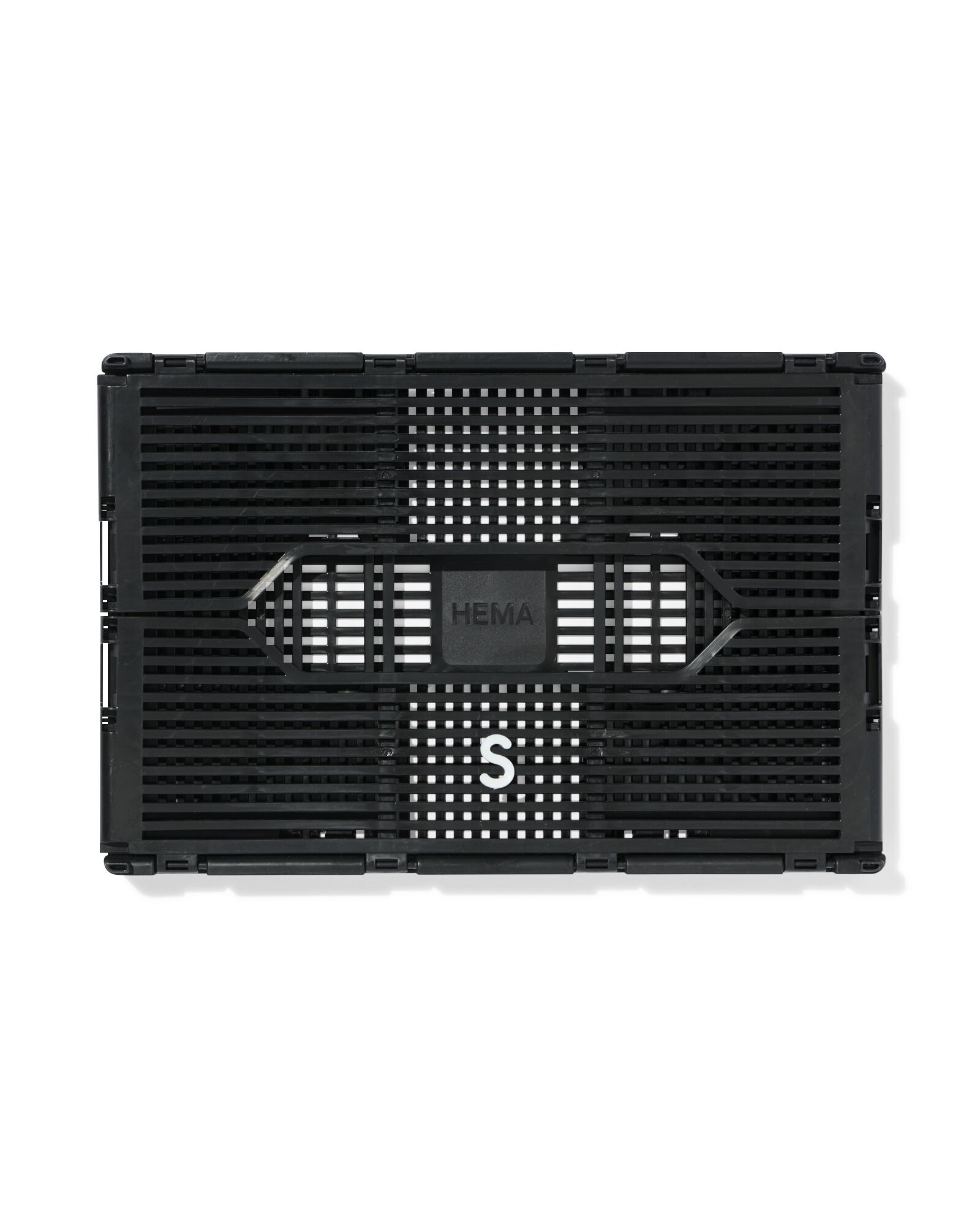 caisse pliable &agrave; lettres recycl&eacute;e S noir noir S  20 x 30 x 11,5 - 39811074 - HEMA