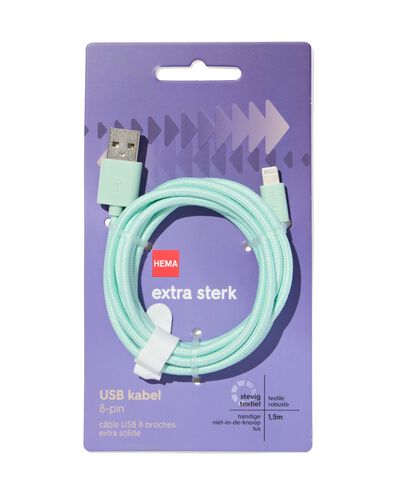 laadkabel USB naar 8-pin 1.5m - 39680046 - HEMA