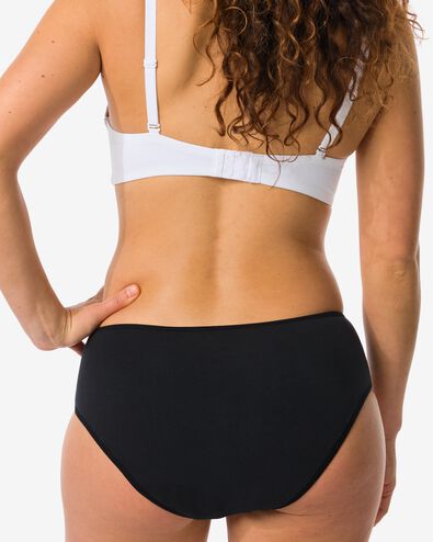 Culotte d'incontinence en coton pour légères fuites urinaires noir noir - 19620704BLACK - HEMA