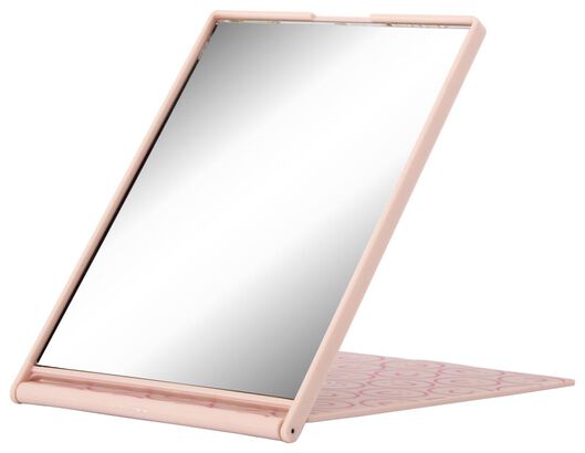 klap/sta spiegel 16x11.5 roze - 11820017 - HEMA