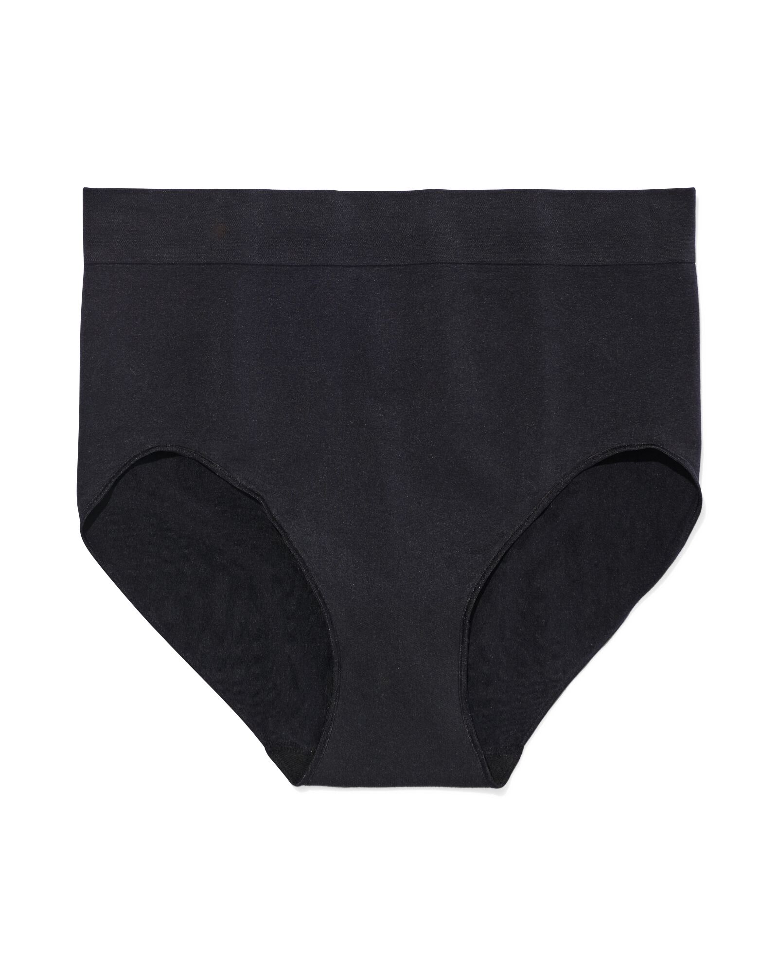 dames tailleslip naadloos micro zwart - 1000002026 - HEMA