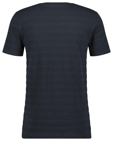 t-shirt homme bleu foncé - 1000023614 - HEMA