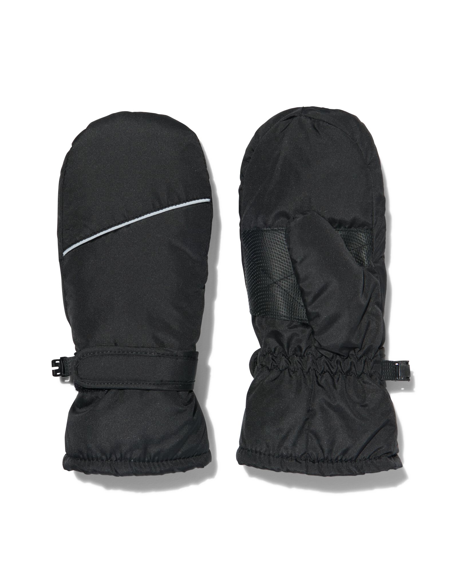 kinder wanten waterafstotend zwart zwart - 1000028928 - HEMA