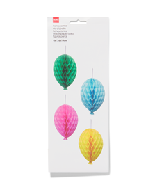 4er-Pack Papierwaben-Luftballons - 14200690 - HEMA