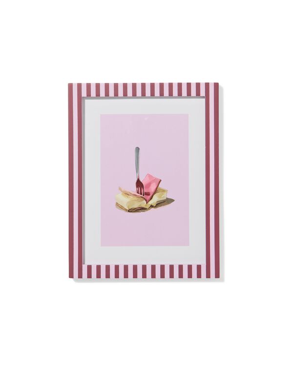 Bilderrahmen 15 &times; 20 cm Holz Streifen - 13626046 - HEMA