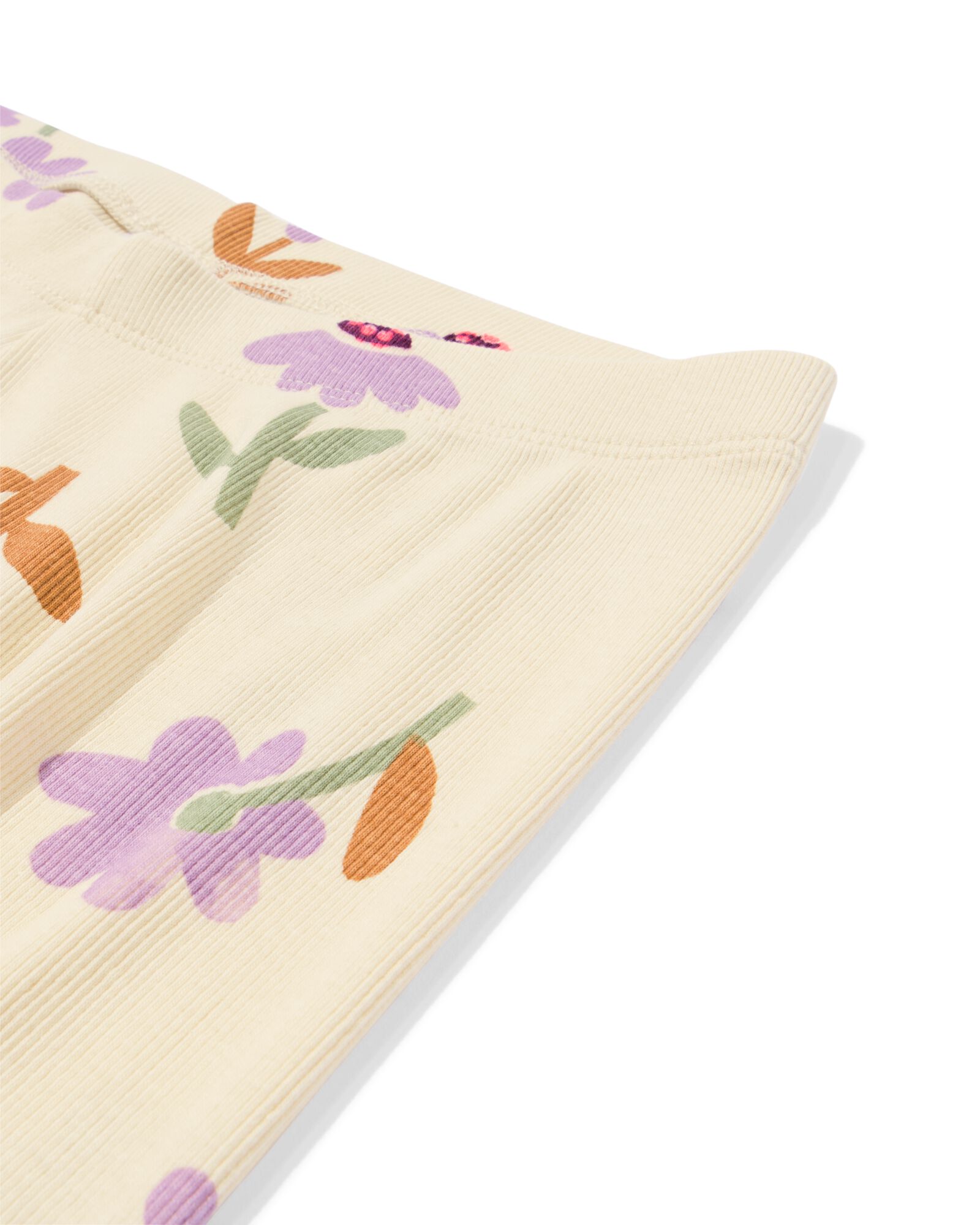 pyjama enfant c&ocirc;tel&eacute; &agrave; fleurs blanc cass&eacute; blanc cass&eacute; - 23001540OFFWHITE - HEMA