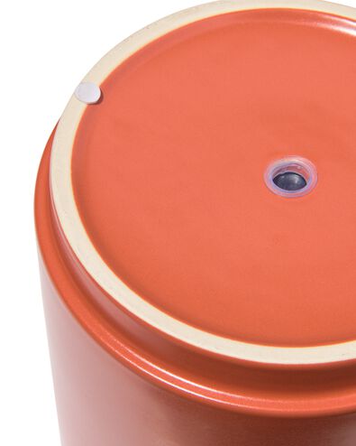 pot de fleurs ⌀19x19cm orange - 41800084 - HEMA