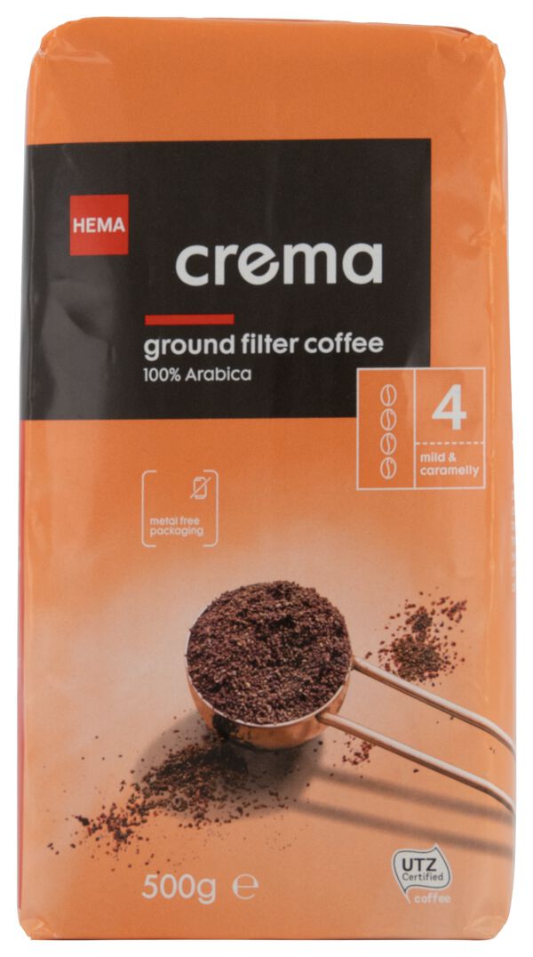 café moulu crema - 500 g - 17170002 - HEMA