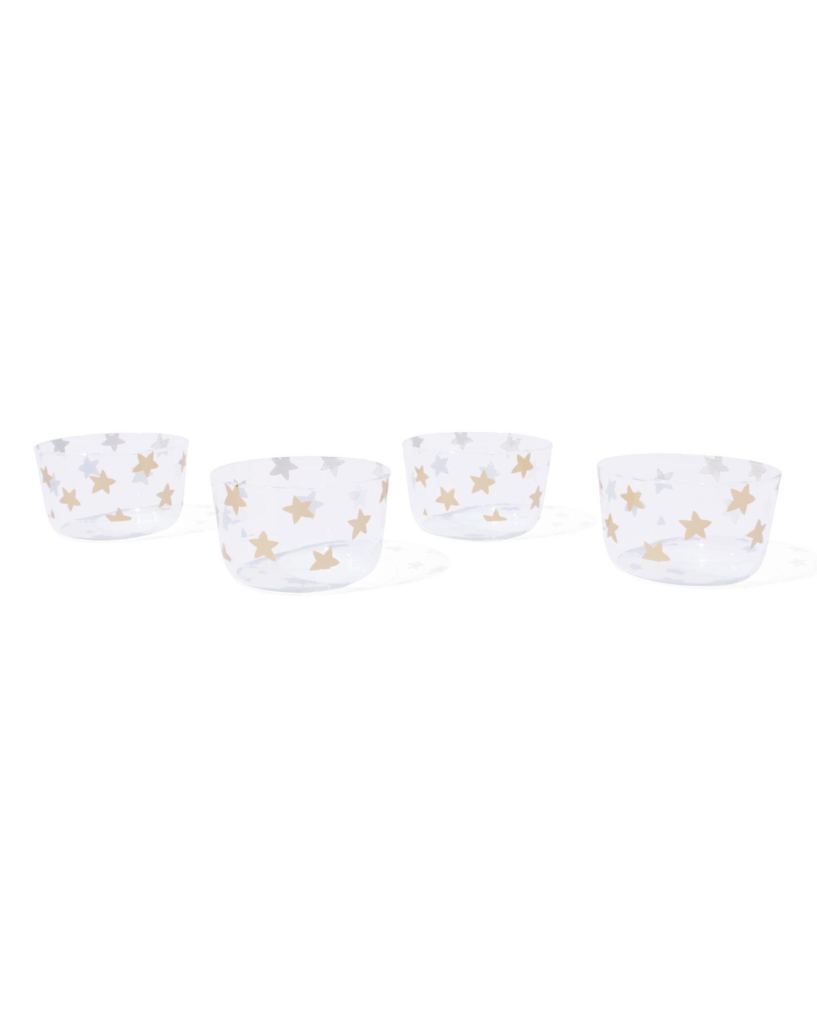 assiettes réutilisables à pois lot de 4 - 25610042 - HEMA
