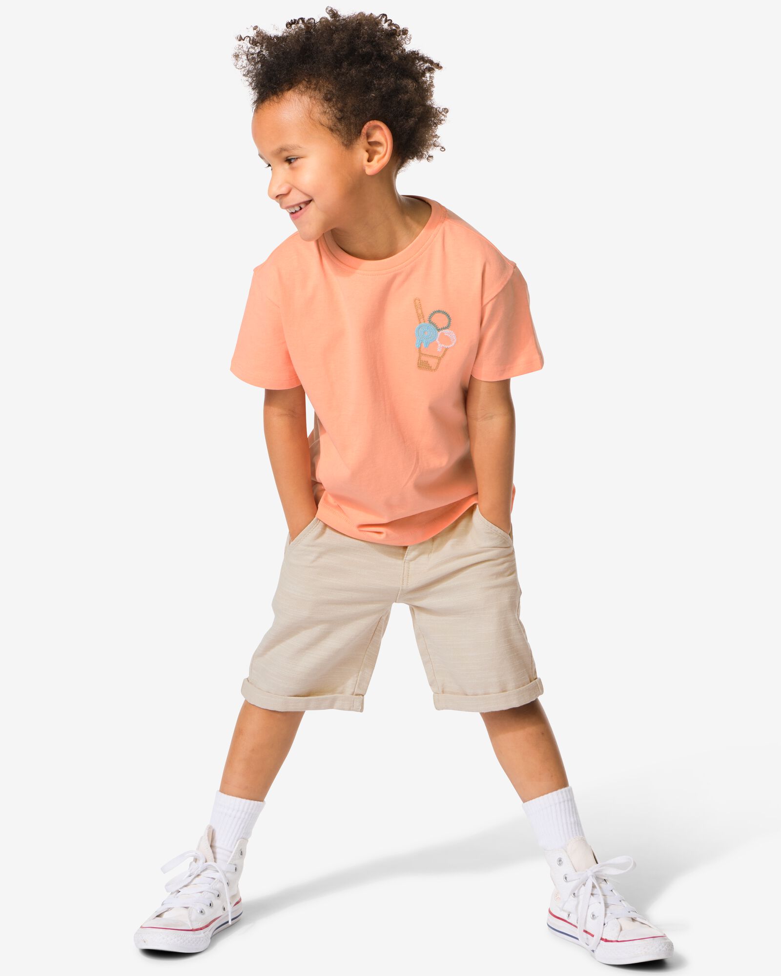 short enfant beige beige - 30793902BEIGE - HEMA