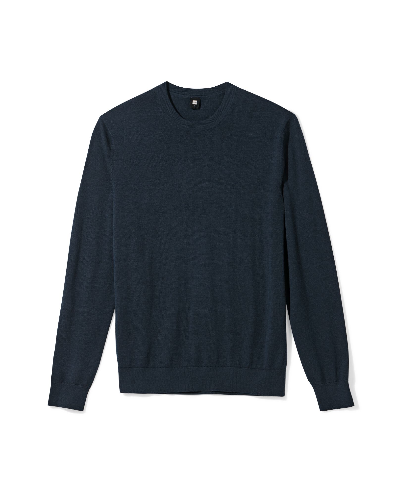 herentrui Nyck merinowol donkerblauw donkerblauw - 2129920DARKBLUE - HEMA