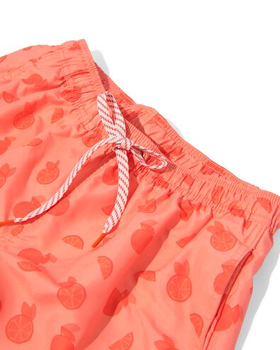maillot de bain homme oranges corail XL - 22190084 - HEMA