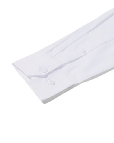 chemise homme coton avec stretch blanc M - 2100711 - HEMA