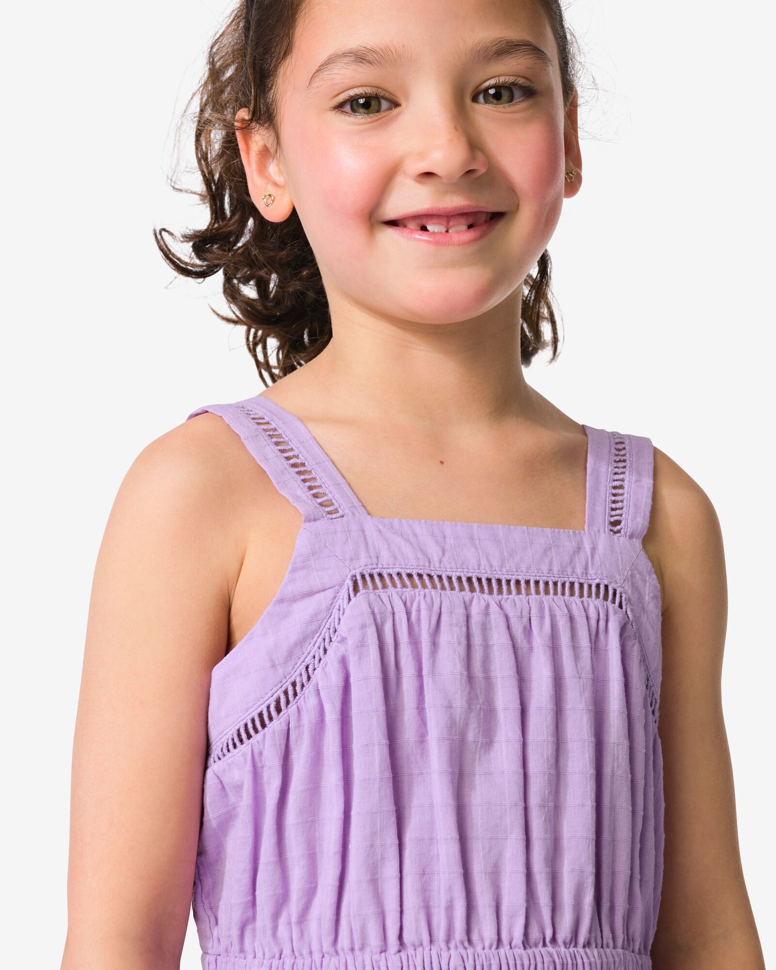 kinderjurk A-lijn paars - 30844507PURPLE - HEMA