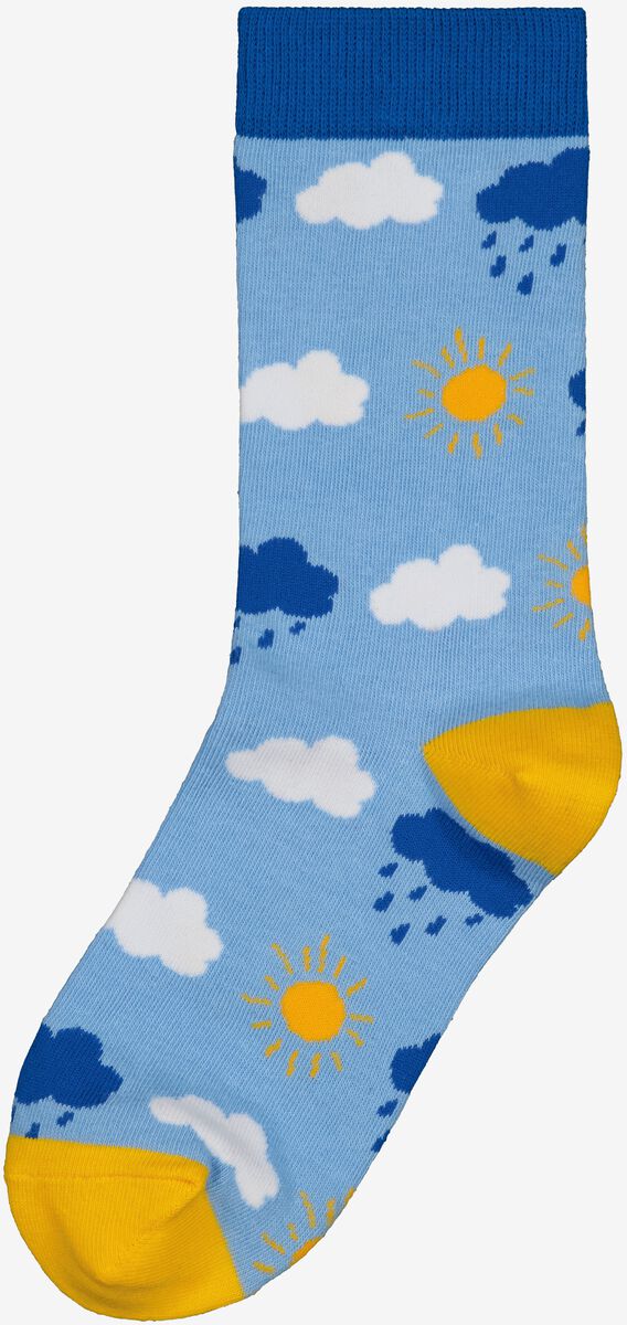 Socken, mit Baumwolle, Keep Shining hellblau 43/46 - 4103473 - HEMA