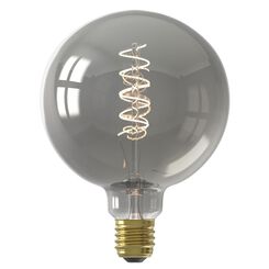 LED-Lampe, E27, 4 W, 100 lm, G125, Kugellampe, Titan - 20070063 - HEMA
