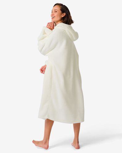 plaid à capuche et hoodie blanc taille unique - 61130262 - HEMA