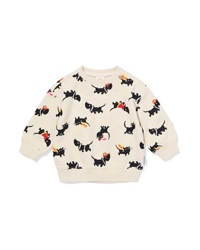 Takkie babysweater Sinterklaas ecru ecru - 33047570ECRU - HEMA