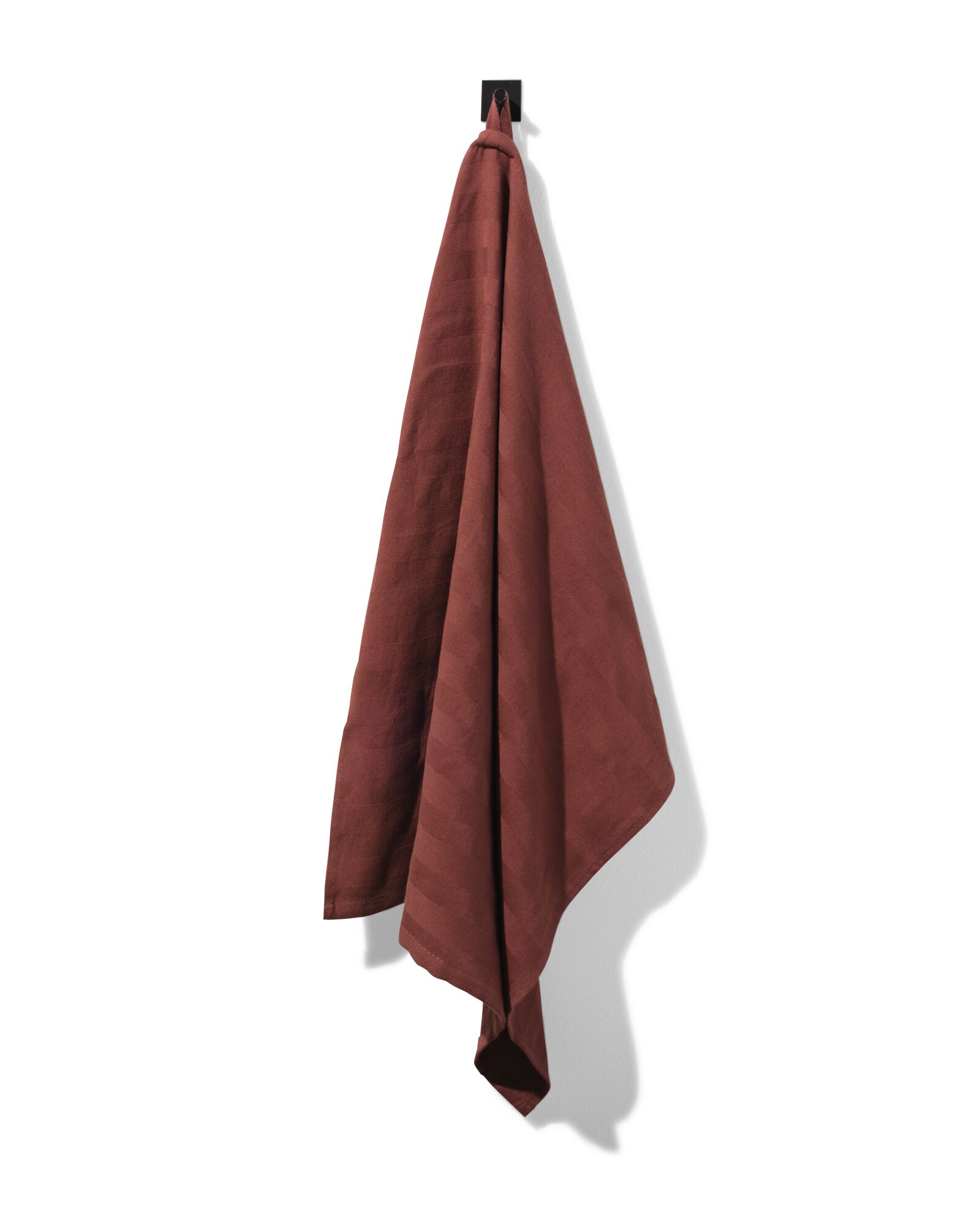 torchon 65 x 65 cm coton marron - 5400093 - HEMA