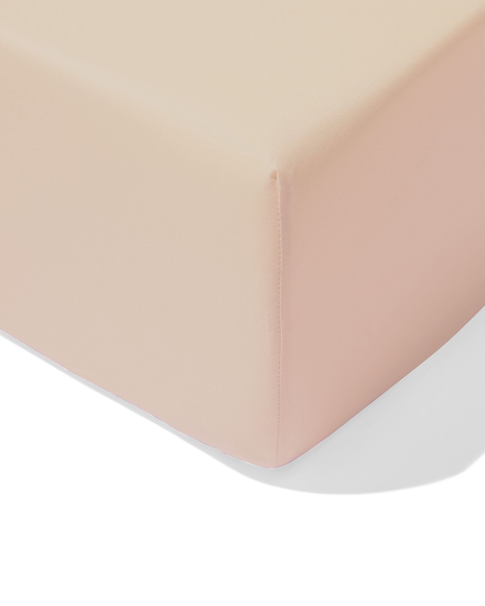 drap-housse 80x200cm coton doux beige - 5160001 - HEMA