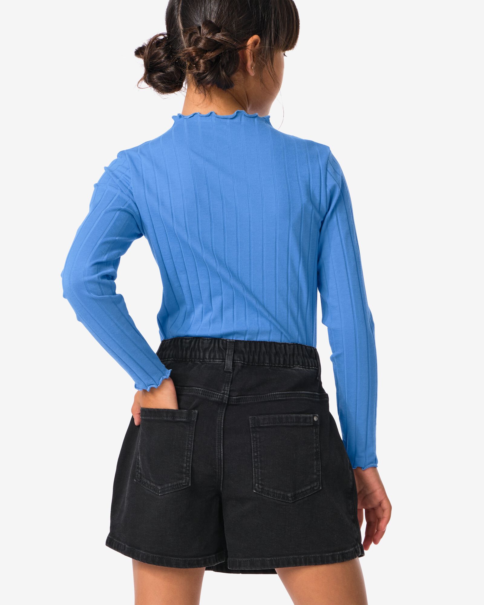 jupe-culotte enfant avec plis noir - 30872518BLACK - HEMA