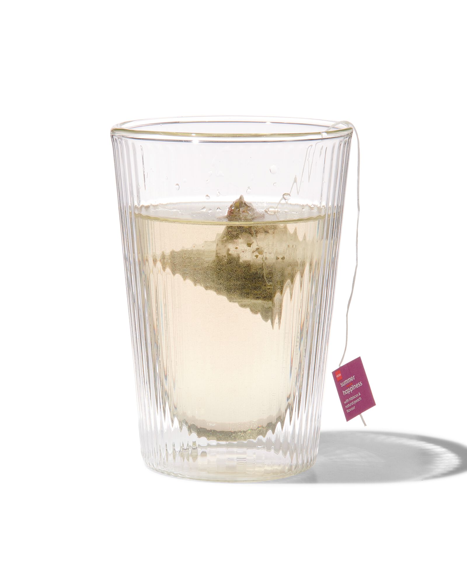 verre &agrave; double paroi ligne relief 350ml - 80660134 - HEMA