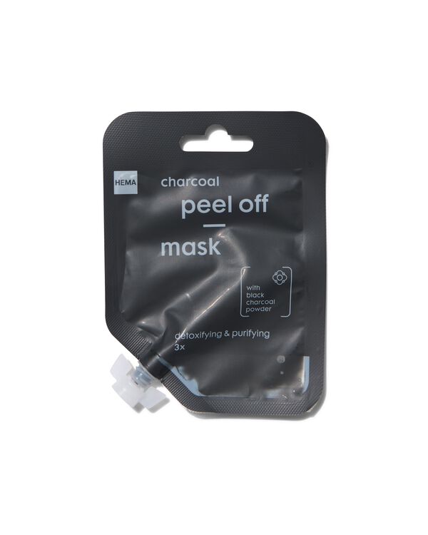 Peel-off-Maske, Holzkohle - 17860235 - HEMA
