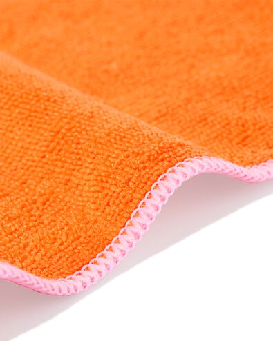 chiffons en microfibre 35x35cm rose - lot de 3 - 20500214 - HEMA