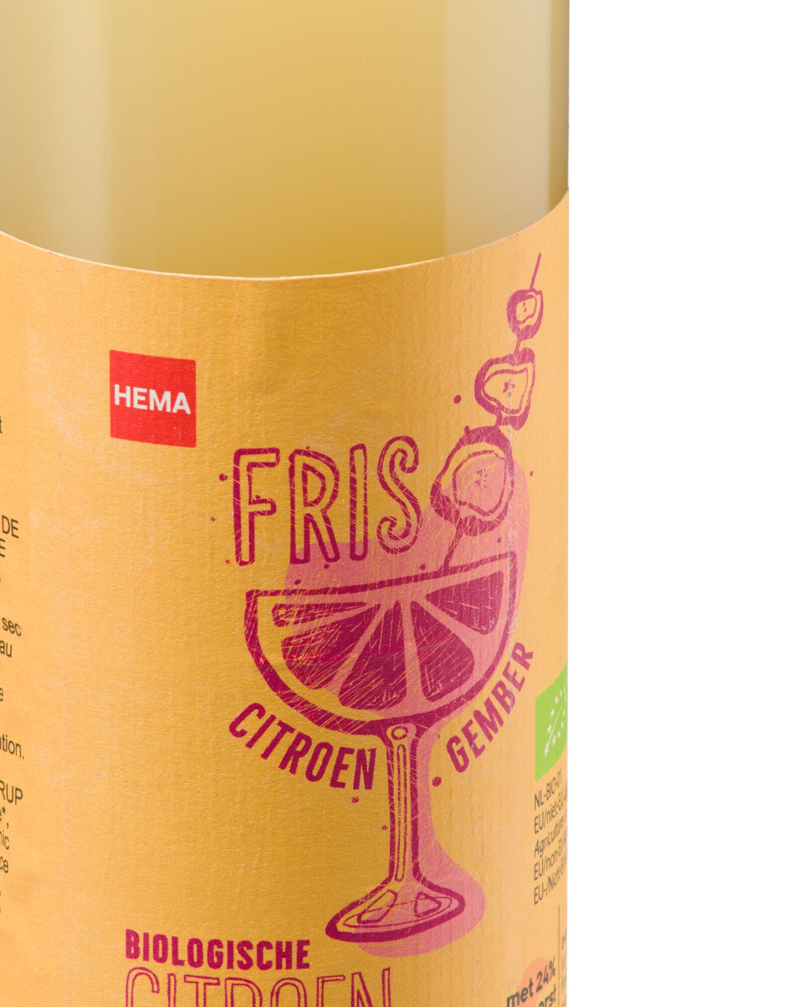 citroen gember siroop 500ml - 17420002 - HEMA