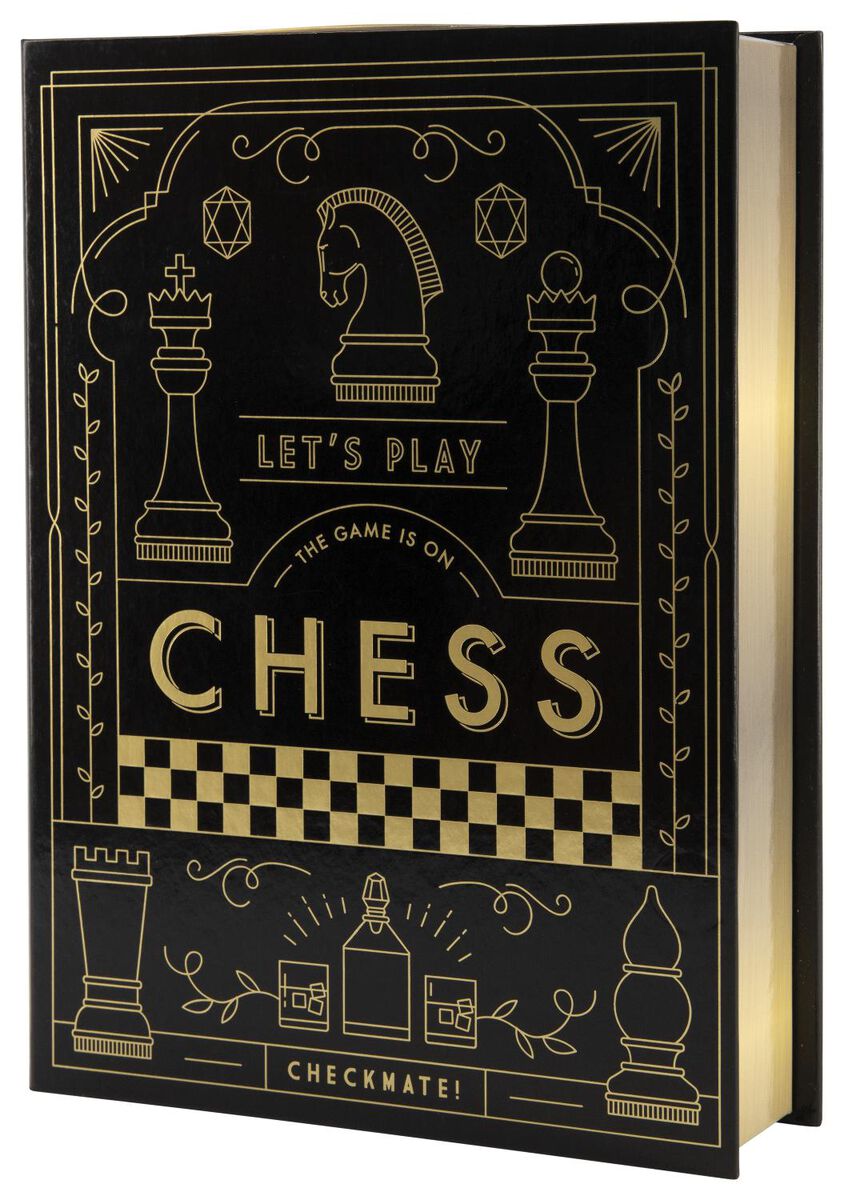 jeu d'échecs dans un livre décoratif - 61120252 - HEMA