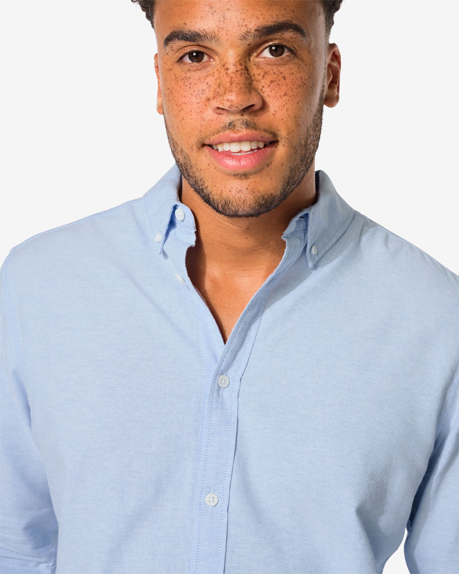 Herren-Oberhemd blau - 2103240BLUE - HEMA