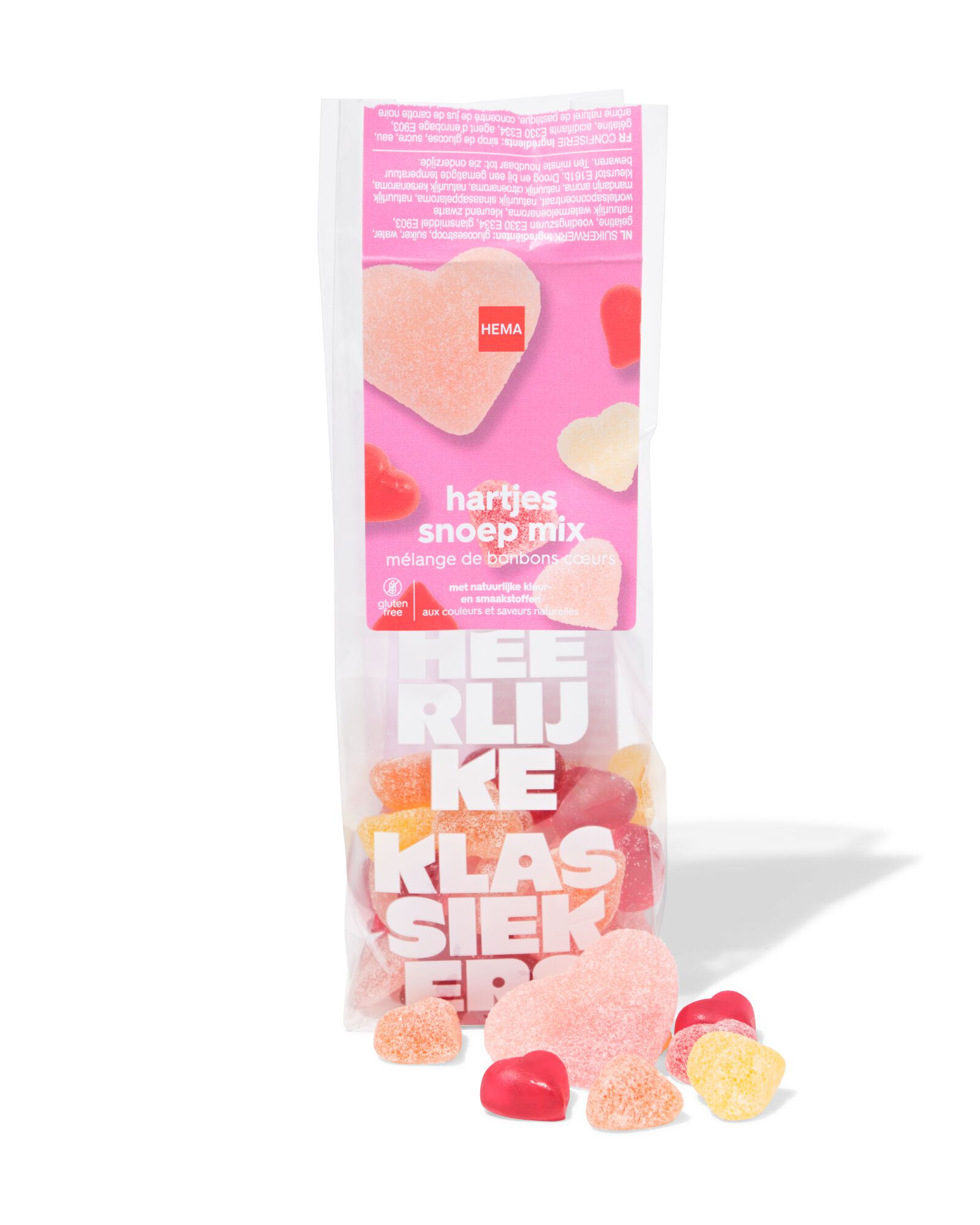 assortiment bonbons c&oelig;urs 130g - 10200117 - HEMA