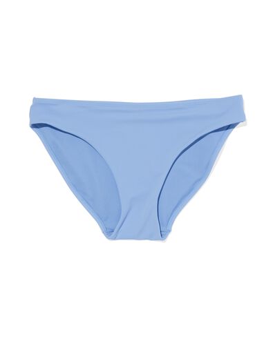 Damen-Bikinislip, mittelhohe Taille hellblau hellblau - 22351410LIGHTBLUE - HEMA