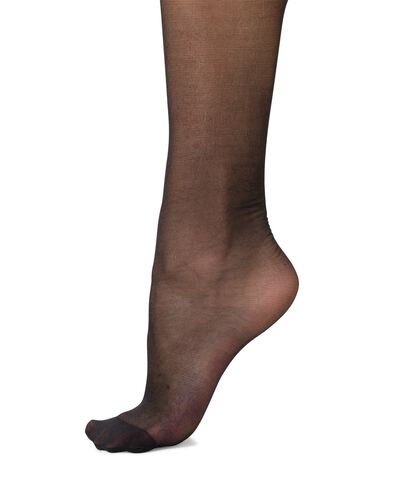 3er-Pack leicht gl&auml;nzende Kniestr&uuml;mpfe, 20 Denier schwarz one size - 4022531 - HEMA