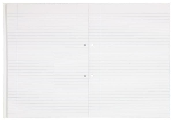 bloc de cours A4 ligné - 14122373 - HEMA