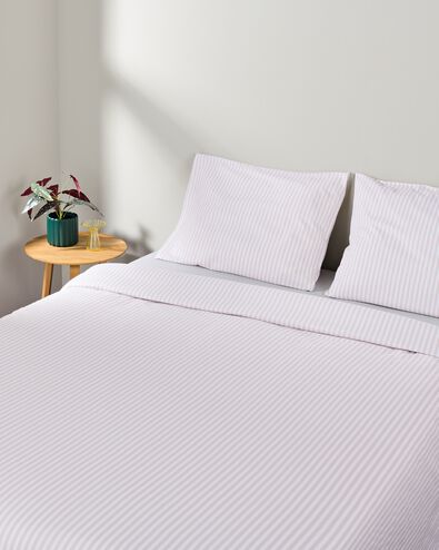 housse de couette 200x200/220 cm coton doux beige - 5750135 - HEMA