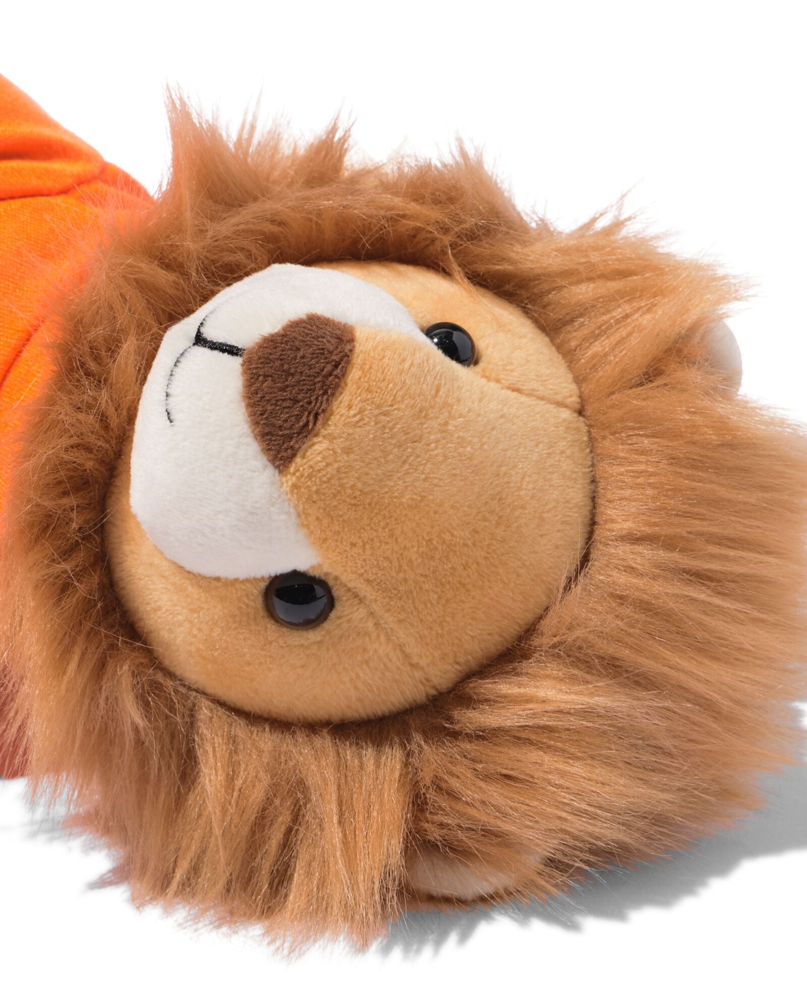 knuffel leeuw 26x21x26cm polyester - 60800468 - HEMA