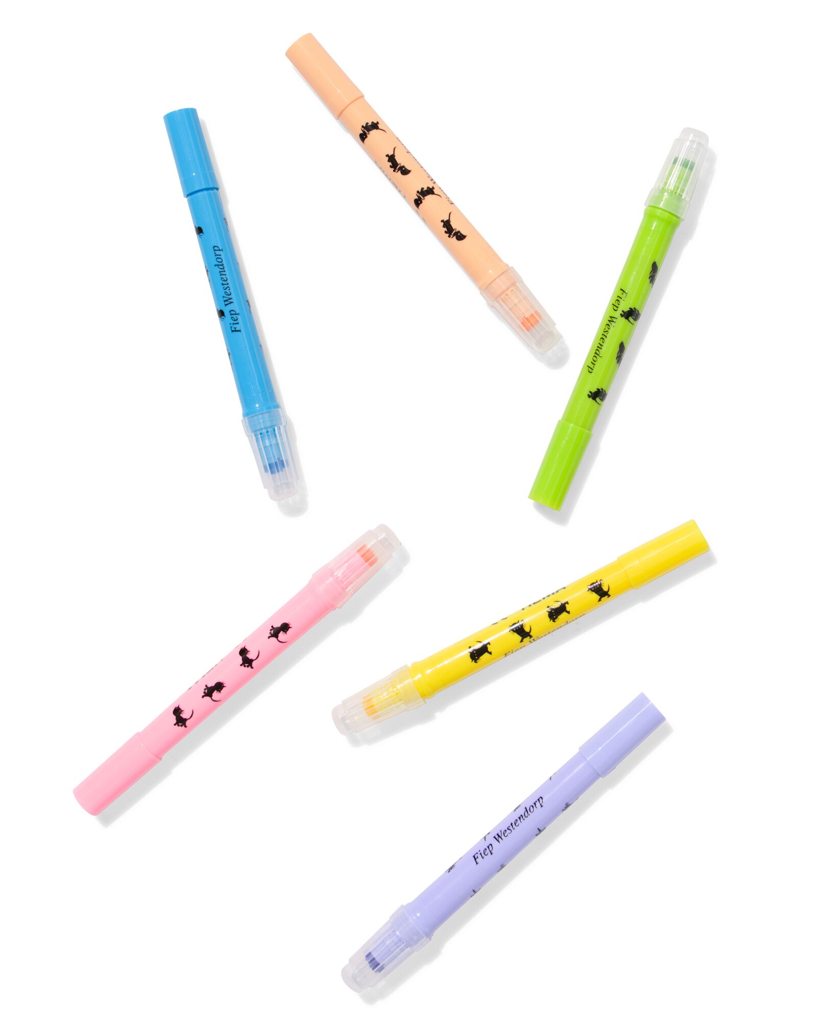 Takkie en Siepie stempelstift - 6 stuks - 15900476 - HEMA