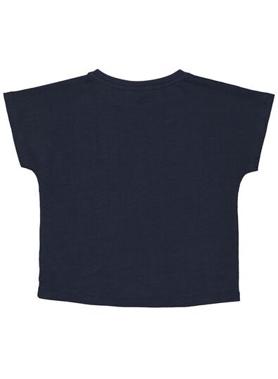 t-shirt enfant bleu foncé bleu foncé - 1000013546 - HEMA