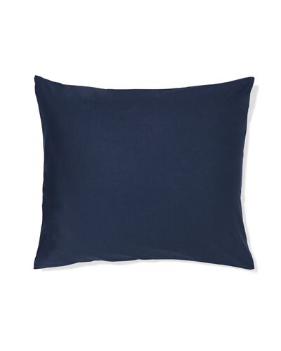 Kopfkissenbezug 60 &times; 70 cm, weiche Baumwolle, dunkelblau - 5130024 - HEMA