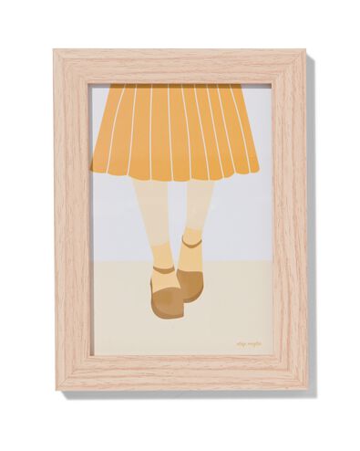 fotolijst hout 10x15 naturel 10 x 15 hout - 13621028 - HEMA