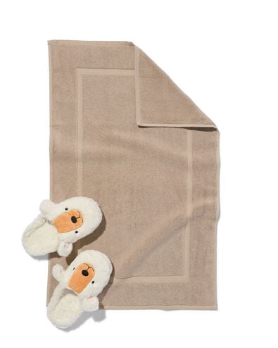 Badematte, 50 x 85 cm, schwere Qualit&auml;t, taupe - 5245405 - HEMA
